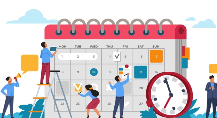 Arbeit Arbeitszeit Kalender Foto iStock SpicyTruffel