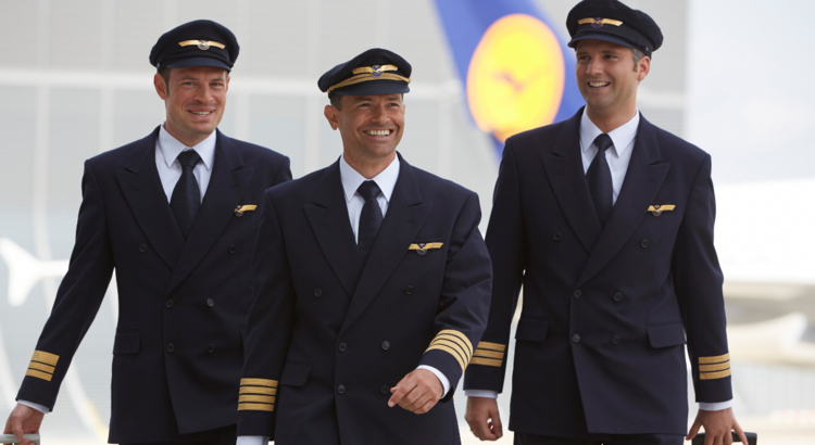 Lufthansa Piloten Cockpit