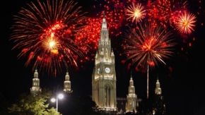 Österreich Wien Rathaus Silvester Foto iStock EKH Pictures