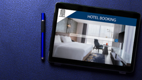 Buchung Online Booking Symbolbild Tablet ipad