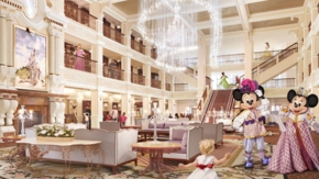 Disneyland Paris Hotel Lobby Foto Disney