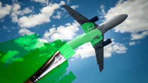 Flugzeug Pinsel