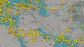 Flightradar24 Israel Iran 170625.png
