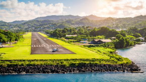 St Lucia Flughafen Startbahn Foto St Lucia Airport.jpg