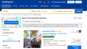Booking Webseite Buchungsplattform