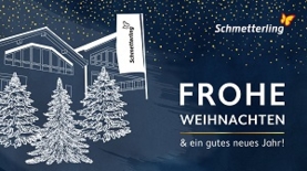 Schmetterling: Fröhliche Weihnachtsgrüße per Video